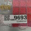 Goldwise Valentines Day Friendship Bracelet Kit for Adults  Pink Glass Seed Beads, 6 Unique Styles, Letter Beads and Charms, Romantic Jewelry Gift for Couples