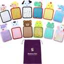 Special Supplies Sensory Zoo Tactile Animal Pads, 12 Set, Stimulation for Kids, Supports Autistic and Processing Challenges, Calming and Stimulating Early Learning Play, Includes Velvet Travel Bag