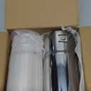 Pack of 2 Exhaust tip - to Fit 1.75 to 2.5 Inch Exhaust Tail Pipe Diameter- Stainless Steel to give Chrome Effect - Car Muffler Tips