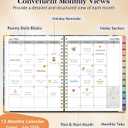 Academic Planner 2026-2027, Hardcover Weekly and Monthly Calendar Planner from July 2026 - June 2027, 8.5" x 11" A4 Large Daily Agenda with Tabs, College School Organizer for Student Teacher, Cosmic Tree of Life