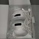 Paruu P10 Hands-Free Breast Pump Wearable, 338mmHg Strong Suction, Low Noise, 4 Modes & 9 Levels, Electric Breast Pump Portable, Smart Display, 19/21/24/28mm Insert/Flange, 2 Pack (White)