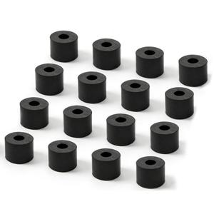 16Pcs, 1" OD x 3/8" ID x 3/4" Thickness, Rubber Bushing Anti Vibration Pads,Multi Purpose Rubber Washers for Bolts, Car, Boat, Home Appliances
