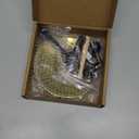 Car Cymbal Air Vent, Mini Drum Crash Cymbal Set with Mini Drum Stick, Funny Musical Instruments Gadget for Drummer Music Lovers Gift, Compact Durable Car Accessory for Most Vehicles(Gold) (1PCS)