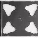 Double 2-Disc Black CD Jewel Cases in 10.4mm Standard Thickness Assembled (10-Pack)