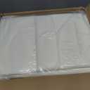BESTVIP 6 Pack 120" Ivory Round Tablecloths | Fits 48"-78" Tables | Polyester Washable Fabric for Wedding, Party, Buffets,Banquet, Restaurant