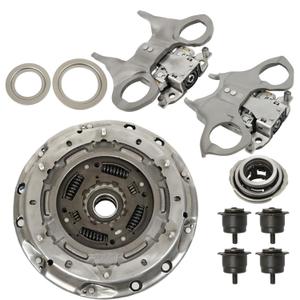 Transmission Dual Clutch Shift Fork Kit with Bearings Replacement for B-MAX 2012-2019