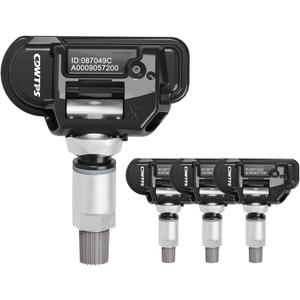 CDWTPS TPMS Sensor,433MHZ Tire Pressure Monitor System 4-Pack for Mercedes Replaces#A0009050030 A0009053907 A0009054204