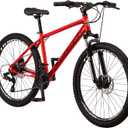 Schwinn High Timber Mountain Bike for Adult Youth Men Women Boys Girls, 24 to 29-Inch Wheels, 7 or 21-Speeds, Front Suspension, Aluminum and Steel Frame Options