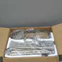 Dimmable Floor Lamp, Industrial Floor Lamps for Living Room, Antique Brass Tree Lamp Standing Lamp Tall Lamps with 3 Elegant Teardrop Cage Head & 800 Lumens LED Bulbs for Living Room Bedroom Office (Antique Brass-Metal Base-70 inches)