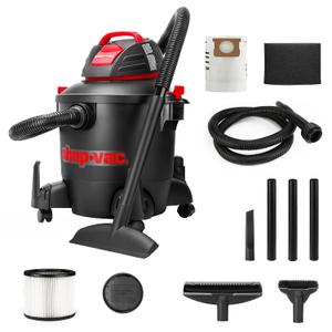 Shop-Vac 5922805 Wet/Dry Vacuum, 8 Gallon, 4.5 Peak HP, 1.25 Inch Diameter x 7 Foot Hose, 6 Foot Cord, Ideal for Jobsite, Garage, Workshop & Home