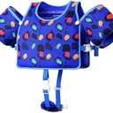 Toddler Swim Vest, Toddler Floaties Fit 20-66LBS, Swim Vest for Toddlers Learning to Swim, Puddle Kids Jumper with Adjustable Strap, Swim Jacket Arm Floaties for Baby Boys Girls 2-3 Years Old