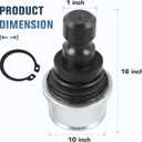Youxmoto Upper/Lower Ball Joints for Can-Am Commander Defender Maverick X3 Outlander 1000 850 800 700 650 500 570 1000R (MAX SPORT TRAIL) 2011-2022; 706202044, 706202045