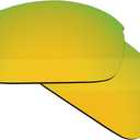 Boldbright Replacement Lenses Compatible with Oakley Half Wire 2.0 Sunglasses - 24K Gold