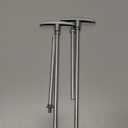 Tiaiidi 2 Pack Universal RV Waste Valve Handle Replacement,6" and 9" RV Waste Valve Aluminum Tube Extension Rod Kit,Compatible with RV Sewer Hose Kit