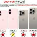 Compatible for iPhone 16 Plus Case Cute with Card Holder Shockproof Slim Slot Phone Wallet Cover for Women/Blue Pink Marble Natural Stone Swirls Painting Abstract