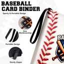 Baseball Card Binder,9 Pocket Trading Card Zip Binder, 900 Pockets Holder Sheets Display Storage Protectors, Baseball