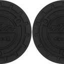 6 x 2PCS Auto Car Truck SUV Cup Holder Mat for Jeep Wrangler JL JK JLU&Gladiator JT Accessories, Silicone Cup Inserts Interior Mats(Black)