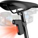 Bike Tail Light with Camera, 1080P Full HD Waterproof Sport Camera for Cycling, Action Video Camcorder, 2,200mAh Rechargeable Battery