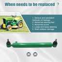 GXARTS Steering Hydraulic Cylinder LVA14159 Compatible With John Deere 4310 4400 4410 LVA14158