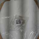 Bemis 7300SLEC Slow Close Toilet Seat, Easy Clean Hinges and Durable Plastic Seat, Made in USA, Elongated, White