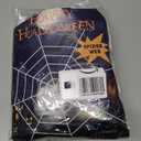 INST Halloween Spider Web Lights Decoration 12 Ft Lighted Spider Web Giant Halloween Yard Outdoor Decorations with 160 LED Waterproof & Timer for Halloween Outdoor Indoor Party Haunted House Decor