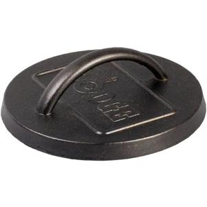 Lodge Pre-Seasoned Round Cast Iron Press - Cast Iron Griddle Press for a Restaurant-Quality Sear - Unparalleled Heat Retention - Use on the Stove or the Grill - 6.25 Inch