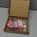 Kajaia 30 Pcs Christmas Doll Accessories Mini Doll Props Baker Cooking Outfit Set Include Baking Apron Hat Miniature Rolling Pin Flour Egg Bowl Cookie Tray Whisk for Xmas DIY Craft Gift(Novel)