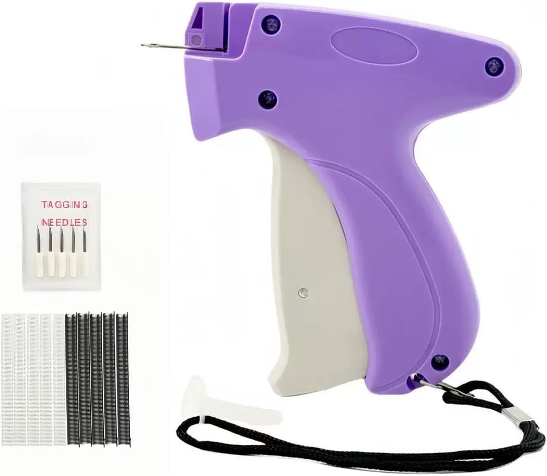 Handheld Stitch Tag Gun Quick Clothing Fixer/Micro Stitch/Fasteners/Vendor Booth Display Items/Hemming Gun(Purple)