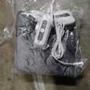 Heated Blanket Throw Size Fast Warming Heating Electric Throw Blanket with 6 Heat Settings & 4 Hours Auto-Off, Ideal Gift for Her, 50"x60", London Grey