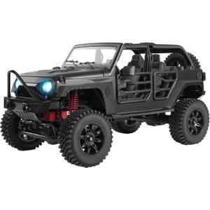ARRIS MN-128 RC Rock Crawler, 1:12 Scale RC 4WD RC Climbing Car, All-Wheel Drive Off-Road RC Jeep Crawlers RTF, 2.4Ghz RC Rock Crawler 4x4 All Terrain Car for Adults (Black)