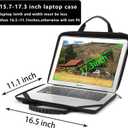BUG 17.3 Inch Laptop Case Hard Shell, Protective Laptop Carrying Case with Stand for Heat Dissipation