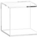 Acrylic Display Case Compatible with PKMN Booster Box Case 5mm Thick Stackable Booster Box Acrylic Case with Magnets Lid Clear Boxes for Display