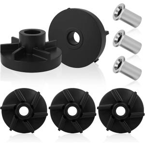 Honoson 3 Set 3587 Standard Magnetic Impeller & 3220 Bearing Sleeve Combo Pack Compatible with Grindmaster Crathco Beverage Dispensers (D15, D155, D25, D255, D35, D355)