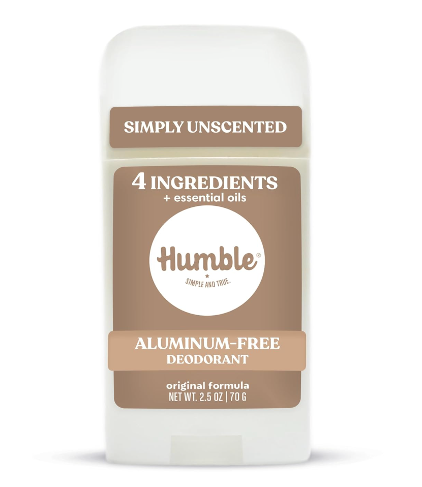 Humble Aluminum-Free Deodorant, Simply Unscented - 1 Pack