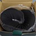 Extra Large Memory Foam Seat Cushions for Office Chairs, Pressure Relief Seat Cushion for Tailbone Pain Relief, Sciatica & Back Pain, Ergonomic Office Chair Cushion for Long Sitting & Driving (Black) (Black & Dark Gray)