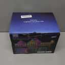 Gefolly Permanent Outdoor Lights Pro, 100ft with 60 RGBW Double-LED Lights 111 Scene Modes for Daily, Halloween, Christmas, IP67 Waterproof for Outdoor Decor, Works with Alexa, Google Assistant, White