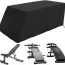 Sit-up Board Cover Outdoor Waterproof Weight Bench Cover Fits for Universal Weight Chair Fitness Bench High Quality Oxford fabrics UV Protective 52" x 60" x 18" x 21" Black