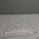 Open Signs for Business, 16"X 9" Bright LED Neon Open Sign Powered by USB with ON/OFF Switch, Adjustable Brightness Open Sign for Bars, Hotel, Stores, Coffee, Window, Wall, Party (Pink&Blue&Yellow)