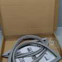 W10830162 Refrigerator French Door Gasket Compatible with Whirlpool KitchenAid Maytag Kenmore Jenn-Air, Refrigerator Door Seal Replacement 12723206AP, W10571956, W10179332, Grey