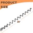 20 Inch Auger Motor Bushing & Auger Shaft Screw for Traeger Pro 780 and Traeger Ironwood 885 Pellet Grills Accessories, Auger Shaft Assembly for Traeger Pellet Grill, Replace for KIT0431 and SUB1519