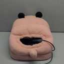 COMFIER Electric Heated Foot Massager with Heat and Vibration Massage, Lamb-Shaped Plush Foot Massager Machine for Neuropathy Plantar Fasciitis, Fits Up to 13 Size