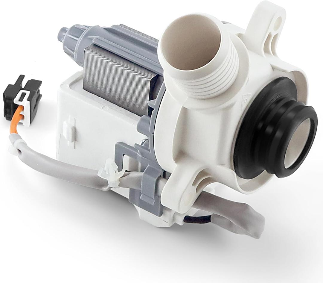 WH23X28418 290d1201g003 290d1201g001 Washer Drain Pump & Motor Assembly Replacement Compatible with G-E Hot-point Washers, Replace WH23X24178 WH23X27574 B40-3A01 B30-3A02 By Fetechmate