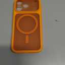 TOCOL for iPhone 17 Pro Case, Full Camera Protection, Built-in Magnetic Ring, Compatible with Magsafe Charger, Drop Protection, Translucent Matte Phone Case for iPhone 17 Pro 6.3 inch (Orange)