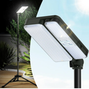 10000lm Dimmable Rechargeable Work Light, 15000mAh Detachable Camping Work Light 72'' Telescopic with 2 Separate Lights, 2 Charge Ways Type C & Solar Powered