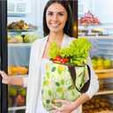 FuninCrea Reusable Grocery Bags, Reusable and Washable Foldable Shopping Bag, Foldable Tote Bags for Shopping Groceries