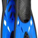 Cressi Adult Adjustable Snorkeling Fins with Ultra Resistant Buckles, Very Light, Ideal for Traveling - Tonga: Designed in Italy, 
L-XL