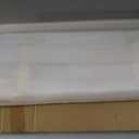 Wood Blinds for Indoor Window, White Real Wooden Blinds 38" WX60 H