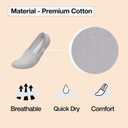 Cloud Women's No Show Invisible Socks (Black, S)