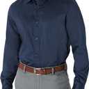 Amazon Essentials Men's Regular Fit Long Sleeve Wrinkle Resistant Stretch Dress Shirt XL