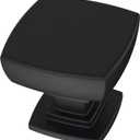 Franklin Brass (10-Pack)  Square Matte Black Cabinet Knobs for Dressers, Drawers, Kitchen Cabinet Door, Vanity, Furniture, Closet Knobs, 1-1/8 Inch | Parow